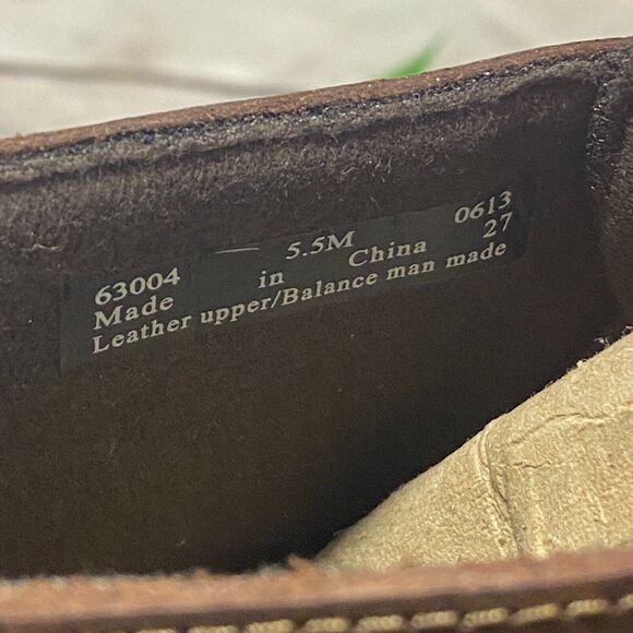 VTG Clarks Bendables Woman's Ankle Boot Brown Leather Upper 5.5M Shoes 5 1/2 M - Picture 5 of 14